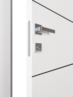 PALLADIO 2U BLACK BIANCO NOBLE MAGIC DOORS BELLDINNI MODERN INTERIOR DOOR - 2
