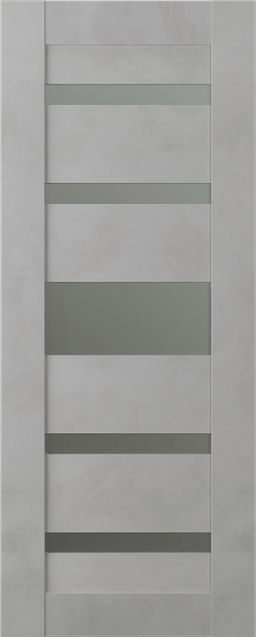 AVON 07-05 VETRO LIGHT URBAN SLAB BELLDINNI MODERN INTERIOR DOOR - 1