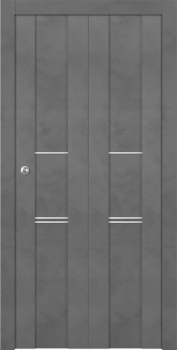 AVON 01 3H DARK URBAN BI-FOLD BELLDINNI MODERN INTERIOR DOOR - 1