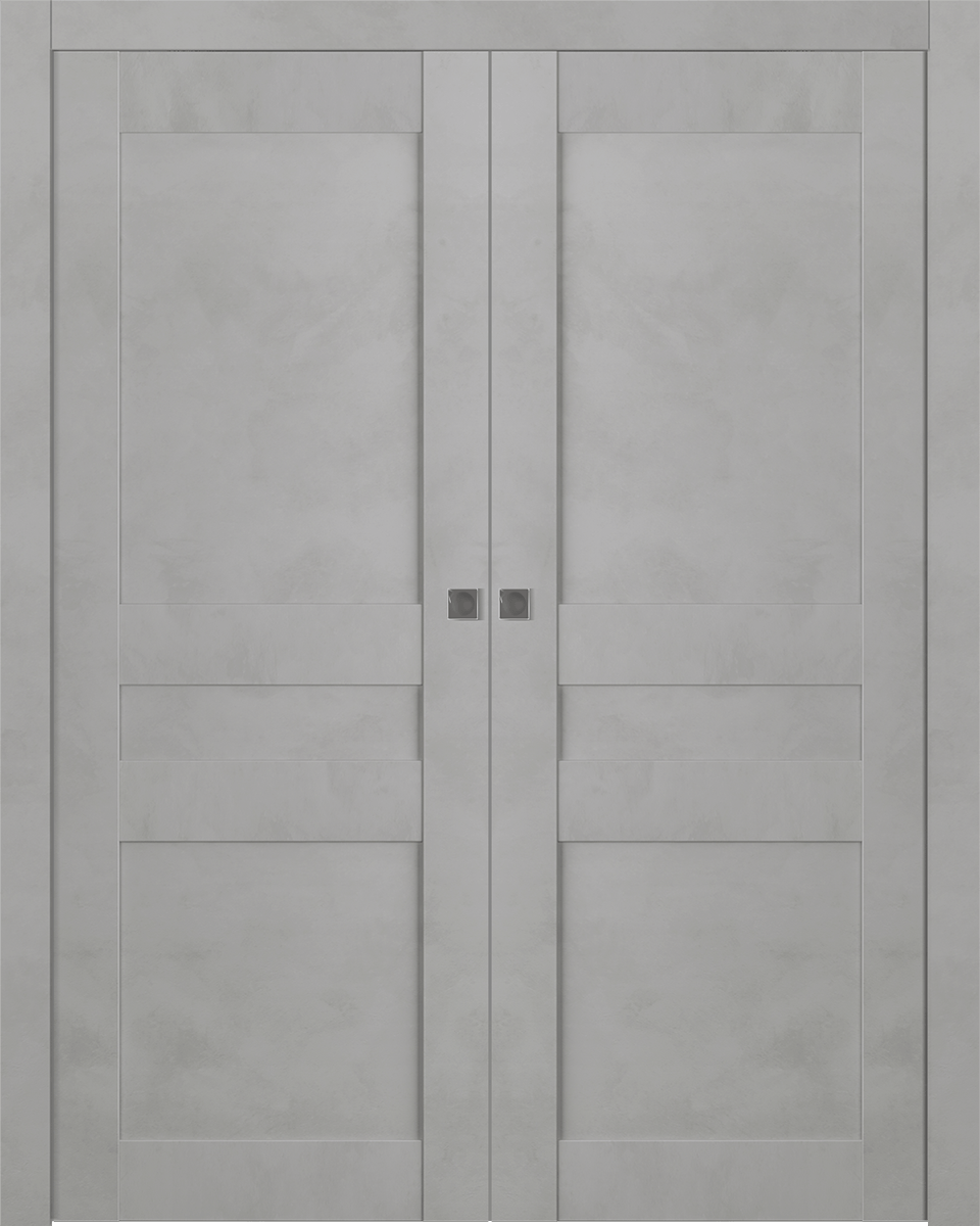 AVON 07 2R LIGHT URBAN DOUBLE POCKET DOORS BELLDINNI MODERN INTERIOR DOOR - 1