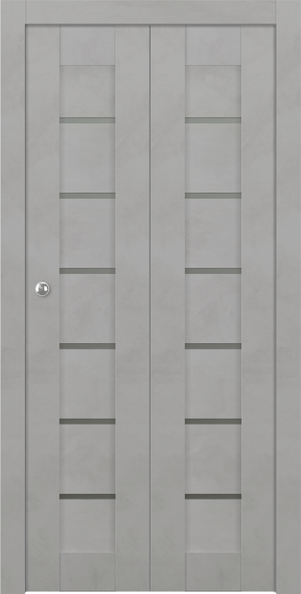 AVON 07-02 VETRO LIGHT URBAN BI-FOLD BELLDINNI MODERN INTERIOR DOOR - 1