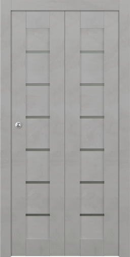 AVON 07-02 VETRO LIGHT URBAN BI-FOLD BELLDINNI MODERN INTERIOR DOOR - 1