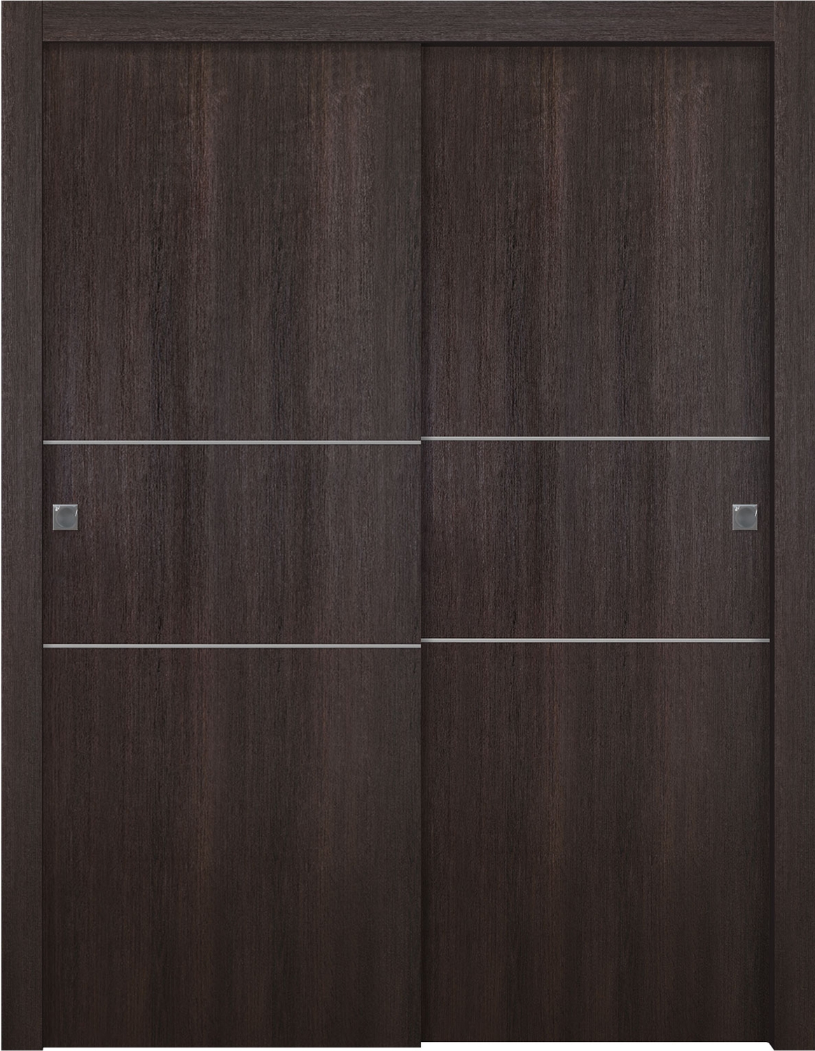 OPTIMA 2H VERALINGA OAK BYPASS BELLDINNI MODERN INTERIOR DOOR - 1