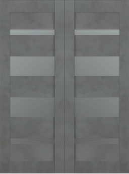 AVON 07-01 VETRO DARK URBAN DOUBLE BELLDINNI MODERN INTERIOR DOOR - 2