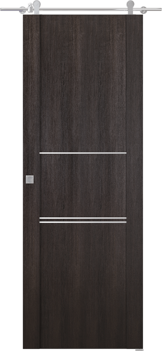 AVON 01 3H VERALINGA OAK DOUBLE BARN BELLDINNI MODERN INTERIOR DOOR - 1