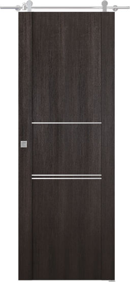 AVON 01 3H VERALINGA OAK DOUBLE BARN BELLDINNI MODERN INTERIOR DOOR - 1