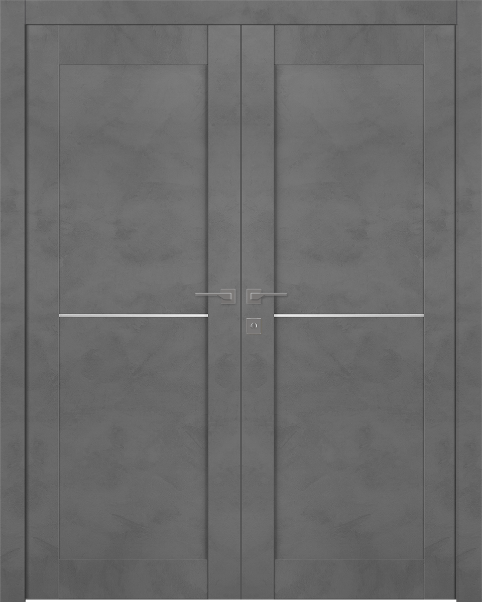 AVON 07 1H DARK URBAN DOUBLE BELLDINNI MODERN INTERIOR DOOR - 1