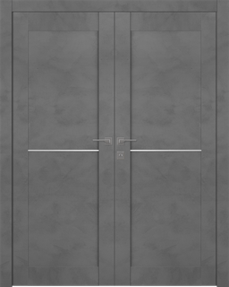 AVON 07 1H DARK URBAN DOUBLE BELLDINNI MODERN INTERIOR DOOR - 1