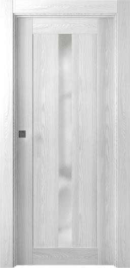 AVON 101 VETRO RIBEIRA ASH POCKET BELLDINNI MODERN INTERIOR DOOR - 1