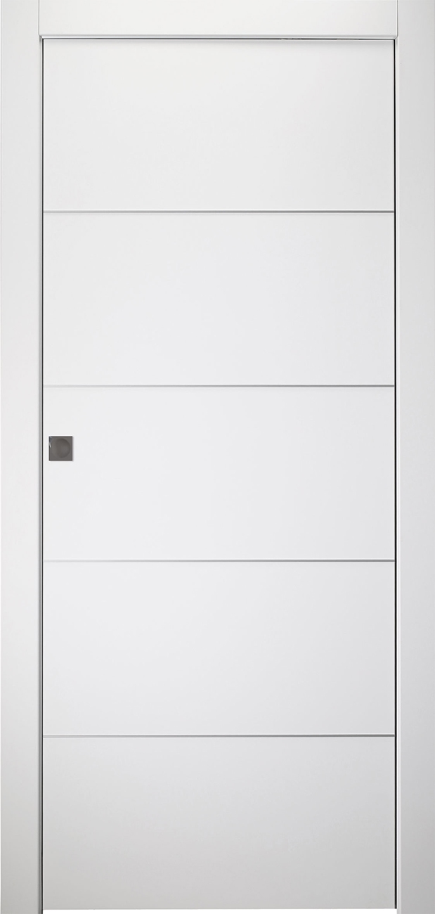 PALLADIO 4H BIANCO NOBLE POCKET BELLDINNI MODERN INTERIOR DOOR - 1