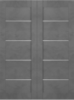 AVON 07 4H DARK URBAN DOUBLE BI-FOLD BELLDINNI MODERN INTERIOR DOOR - 3