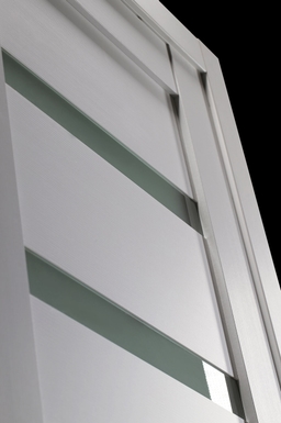 LEORA VETRO BIANCO NOBLE DOUBLE BELLDINNI MODERN INTERIOR DOOR - 6
