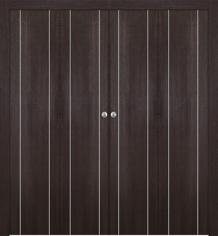 OPTIMA 2U VERALINGA OAK DOUBLE BI-FOLD BELLDINNI MODERN INTERIOR DOOR - 1