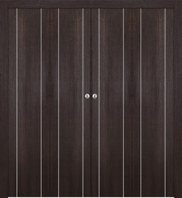 OPTIMA 2U VERALINGA OAK DOUBLE BI-FOLD BELLDINNI MODERN INTERIOR DOOR - 1