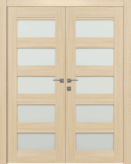 AVON 07-07 VETRO LOIRE ASH DOUBLE DOORS BELLDINNI MODERN INTERIOR DOOR - 1