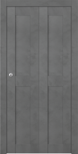 AVON 07 RN DARK URBAN DOUBLE BI-FOLD BELLDINNI MODERN INTERIOR DOOR - 1