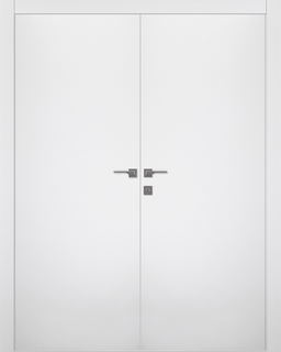 SMART PRO FLAT POLAR WHITE DOUBLE BELLDINNI MODERN INTERIOR DOOR - 1