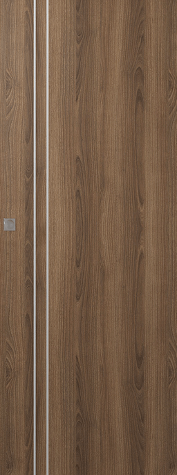 OPTIMA 2V PECAN NUTWOOD MAGIC DOORS BELLDINNI MODERN INTERIOR DOOR - 1