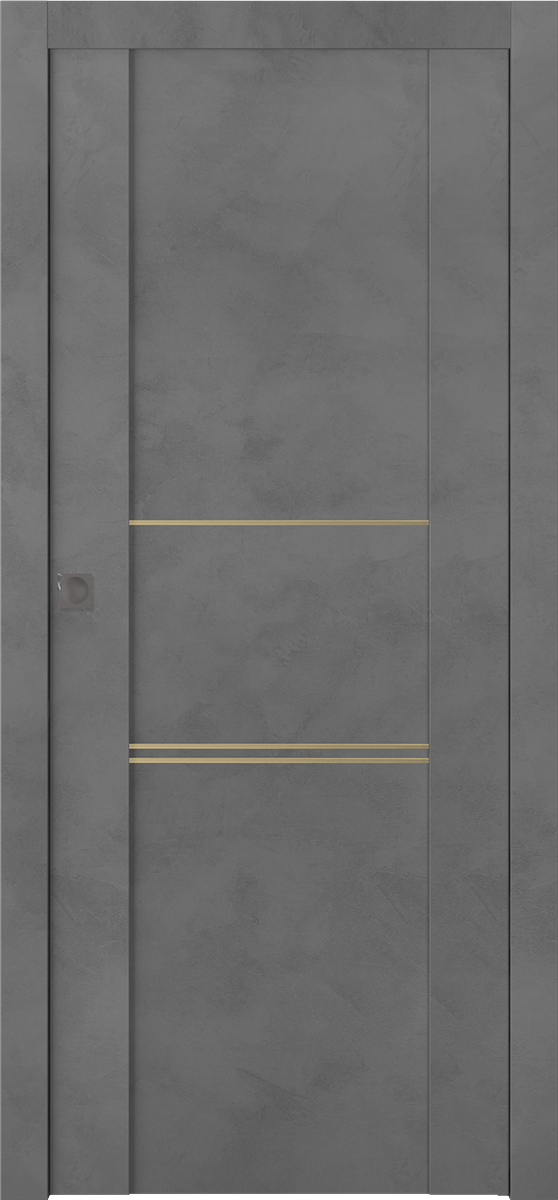  AVON 01 3H GOLD DARK URBAN POCKET DOORS BELLDINNI MODERN INTERIOR DOOR - 1