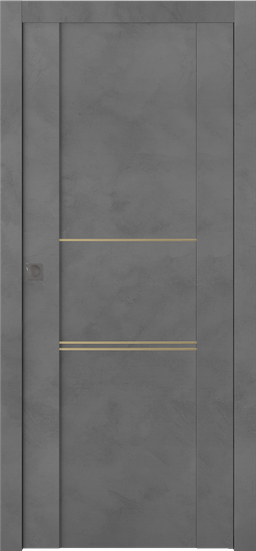  AVON 01 3H GOLD DARK URBAN POCKET DOORS BELLDINNI MODERN INTERIOR DOOR - 1