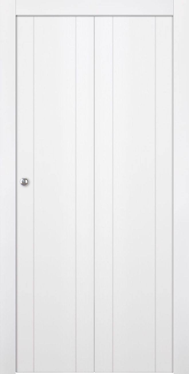 PALLADIO 2U BIANCO NOBLE BI-FOLD BELLDINNI MODERN INTERIOR DOOR - 1