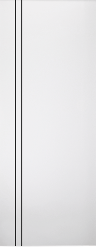 SMART PRO 2V BLACK POLAR WHITE SLAB DOORS BELLDINNI MODERN INTERIOR DOOR - 1