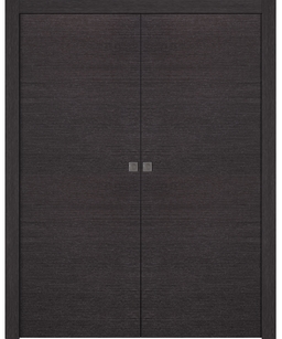 AVANTI BLACK APRICOT DOUBLE POCKET BELLDINNI MODERN INTERIOR DOOR - 1