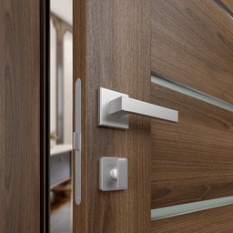 AVON 07-02 VETRO PECAN NUTWOOD SWING DOORS BELLDINNI MODERN INTERIOR DOOR - 4