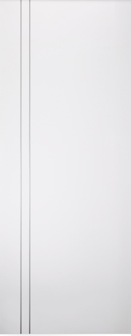 UNICA 2V BIANCO NOBLE SLAB BELLDINNI MODERN INTERIOR DOOR - 1