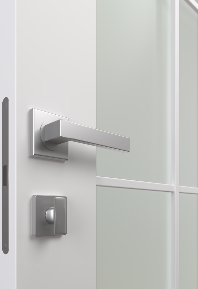 SMART PRO 10 LITE VETRO POLAR WHITE DOUBLE INVISIBLE METAL FRAME BELLDINNI MODERN INTERIOR DOOR - 3
