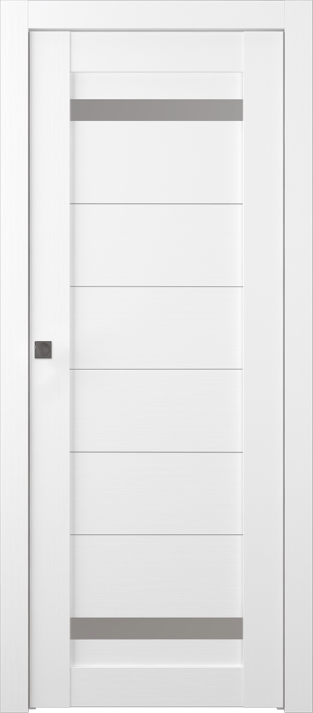 PERLA VETRO BIANCO NOBLE POCKET BELLDINNI MODERN INTERIOR DOOR - 1