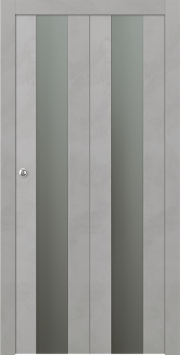 AVON 202 VETRO LIGHT URBAN BI-FOLD BELLDINNI MODERN INTERIOR DOOR - 1