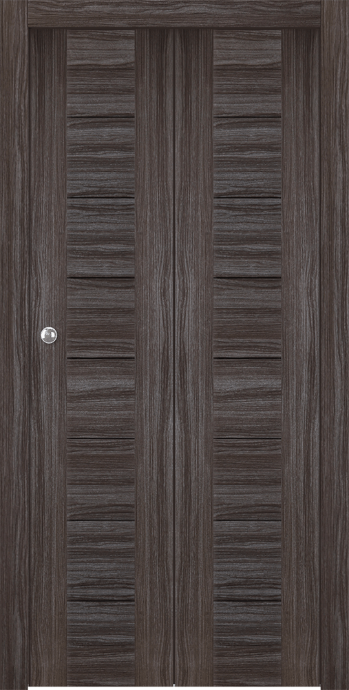 ERMI GRAY OAK BI-FOLD BELLDINNI MODERN INTERIOR DOOR - 5