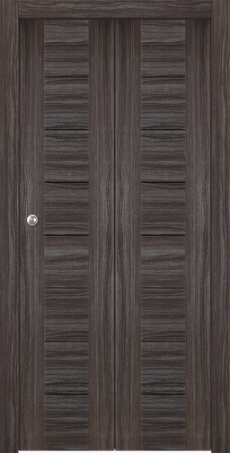 ERMI GRAY OAK BI-FOLD BELLDINNI MODERN INTERIOR DOOR - 5