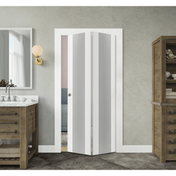 PALLADIO 202 VETRO BIANCO NOBLE BI-FOLD BELLDINNI MODERN INTERIOR DOOR - 2