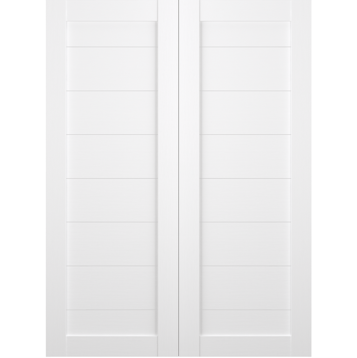 ERMI BIANCO NOBLE DOUBLE BELLDINNI MODERN INTERIOR DOOR - 2