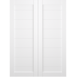 ERMI BIANCO NOBLE DOUBLE BELLDINNI MODERN INTERIOR DOOR - 2