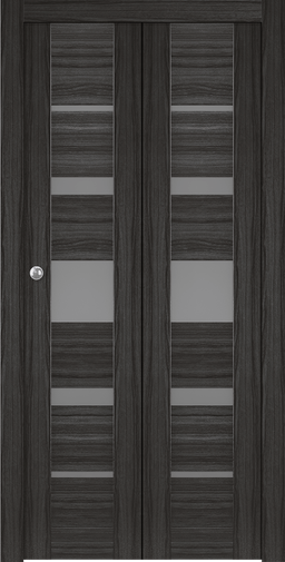 KINA VETRO GRAY OAK BI-FOLD DOORS BELLDINNI MODERN INTERIOR DOOR§ - 1