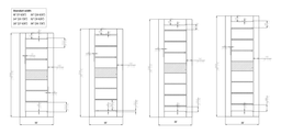 AVON 07-06 VETRO PECAN NUTWOOD BARN DOORS BELLDINNI MODERN INTERIOR DOOR - 6