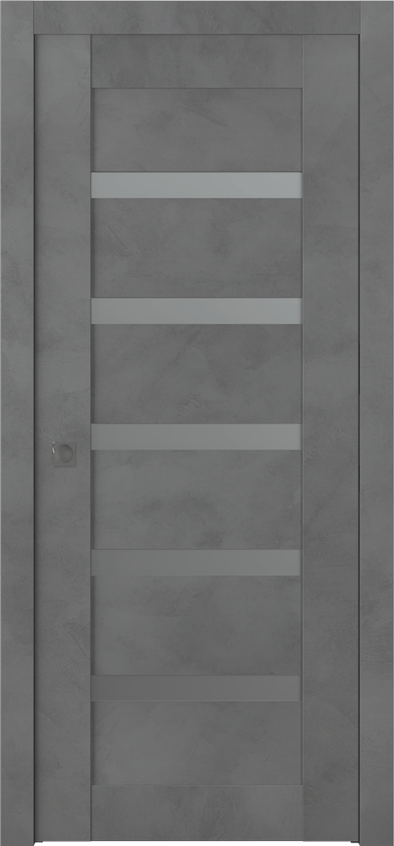 AVON 07-04 VETRO DARK URBAN POCKET BELLDINNI MODERN INTERIOR DOOR - 1