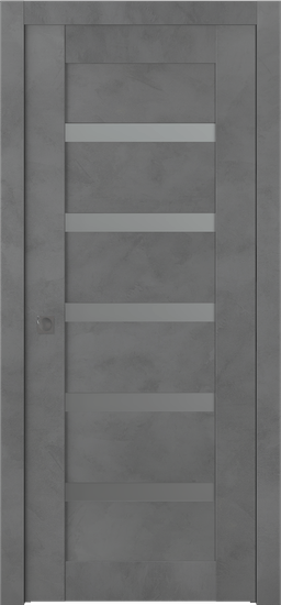 AVON 07-04 VETRO DARK URBAN POCKET BELLDINNI MODERN INTERIOR DOOR - 1