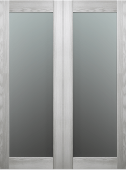 AVON 207 VETRO RIBEIRA ASH DOUBLE BARN BELLDINNI MODERN INTERIOR DOOR - 2