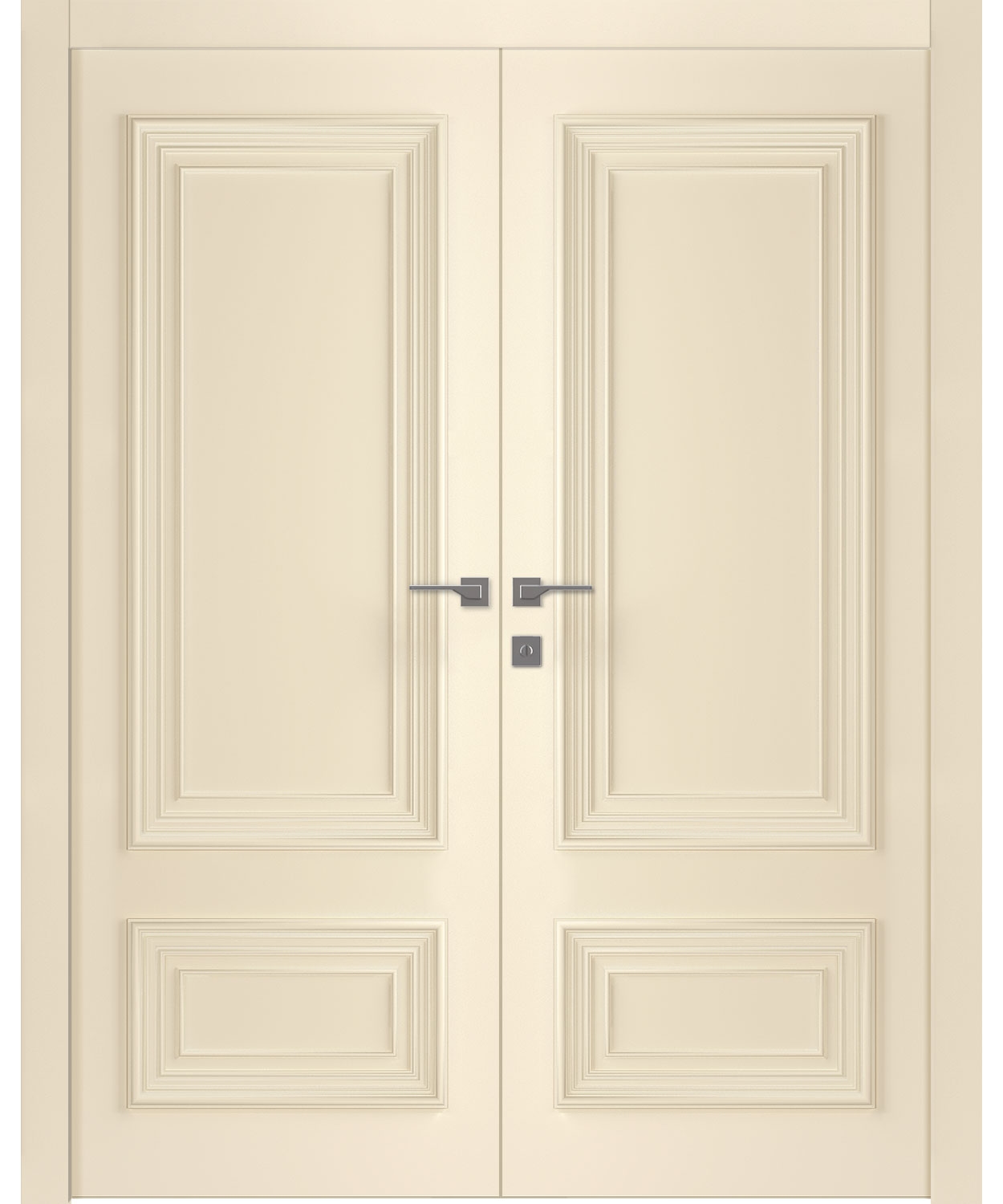 PALAZZO 2 IVORY DOUBLE BELLDINNI MODERN INTERIOR DOOR - 1