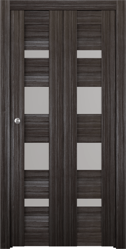 MIRELLA VETRO GRAY OAK BI-FOLD BELLDINNI MODERN INTERIOR DOOR - 1