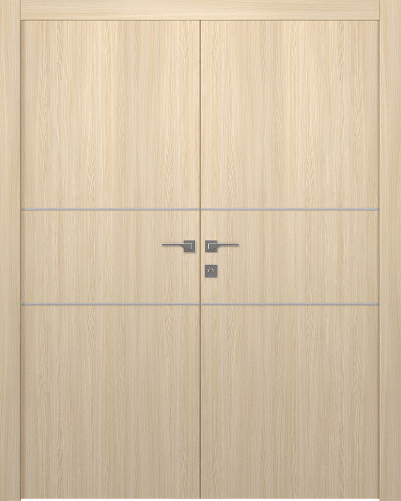 OPTIMA 2H LOIRE ASH DOUBLE DOORS BELLDINNI MODERN INTERIOR DOOR - 1