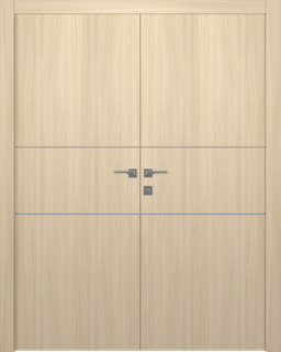 OPTIMA 2H LOIRE ASH DOUBLE DOORS BELLDINNI MODERN INTERIOR DOOR - 1