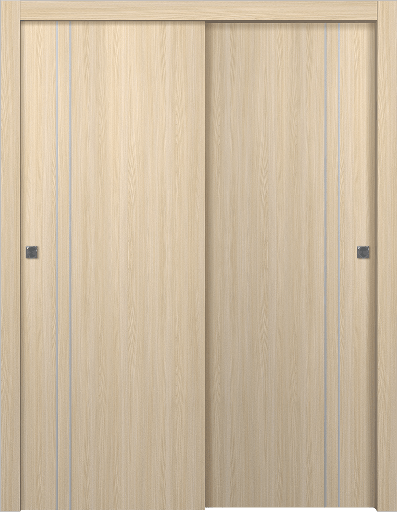 OPTIMA 2V LOIRE ASH BYPASS DOORS BELLDINNI MODERN INTERIOR DOOR - 1