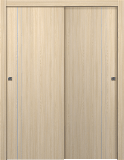 OPTIMA 2V LOIRE ASH BYPASS DOORS BELLDINNI MODERN INTERIOR DOOR - 1