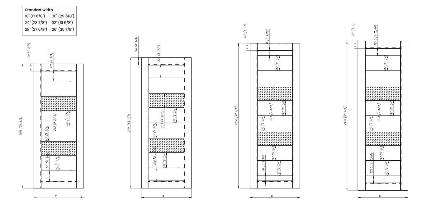 BERTA VETRO SHAMBOR BYPASS BELLDINNI MODERN INTERIOR DOOR - 5