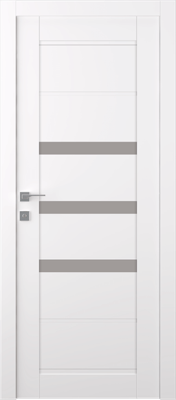 RITA VETRO SNOW WHITE SWING BELLDINNI MODERN INTERIOR DOOR - 1